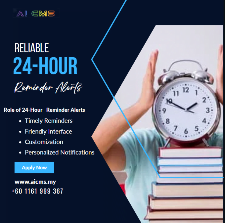Reliable 24-Hour Reminder Alerts AICMS Unveils Ultimate Assistant