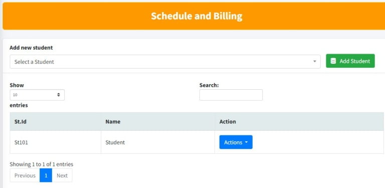 AICMS Schedule and Billing Feature Unveiled