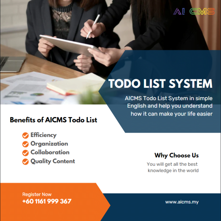 Demystifying AICMS Todo List System